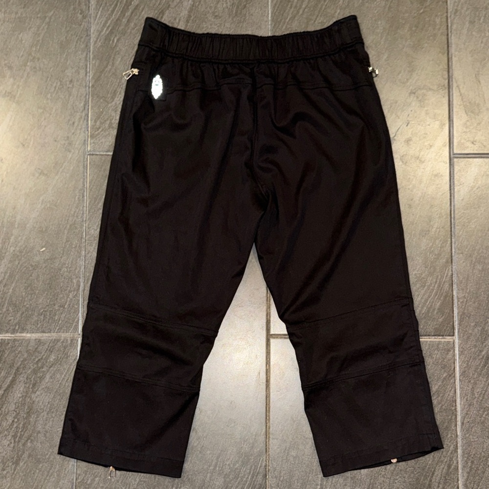 Free People Black Capri Pants with Zipper Accents - Picture 11 of 15